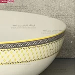 کاسه سالاد بزرگ چینی زرین ایران مدل ویلیج-زرین تیمچه
