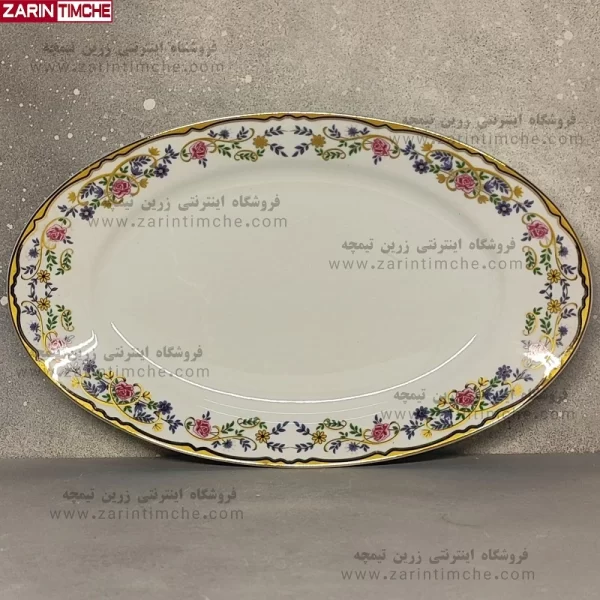 دیس چینی زرین مدل گلستان سایز 42-زرین تیمچه