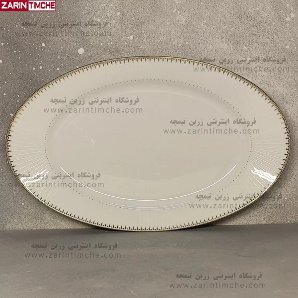دیس چینی زرین مدل سپیدار سایز 38-زرین تیمچه