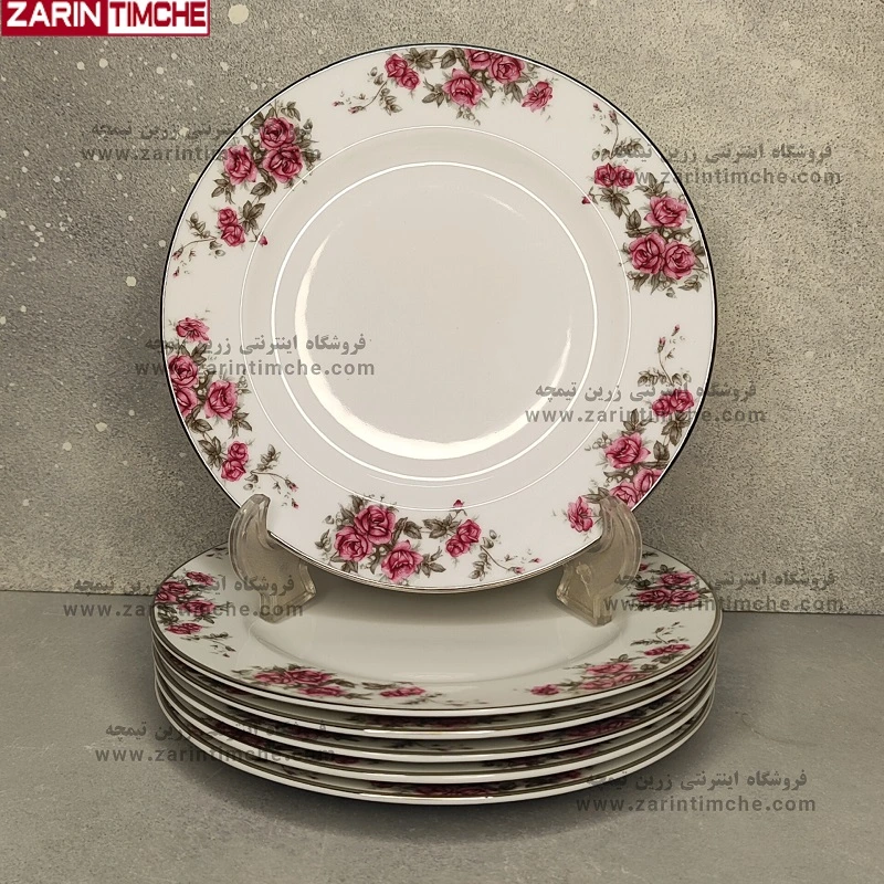 پیش دستی میوه خوری چینی زرین مدل آران