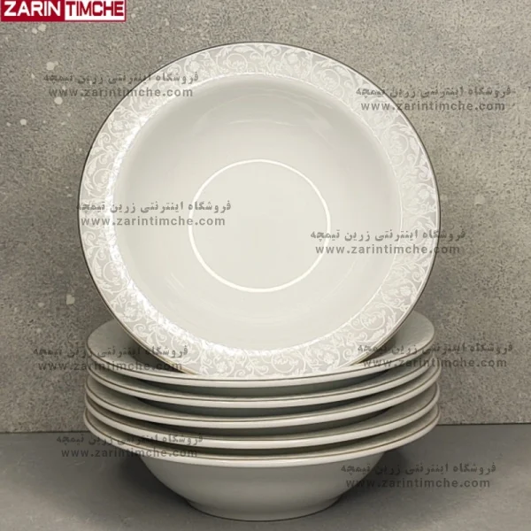 پیاله ماست خوری چینی زرین مدل سیلوان - زرین تیمچه