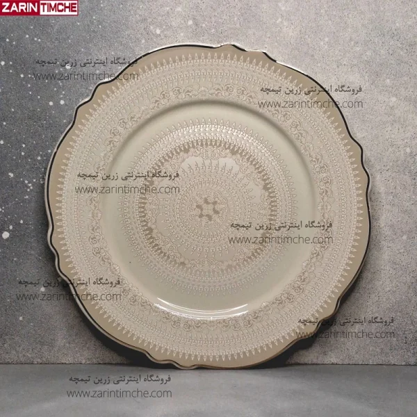 بشقاب غذاخوری نیوبن چاینا برند اودیسه کالکشن ماربلا کد 8027-زرین تیمچه