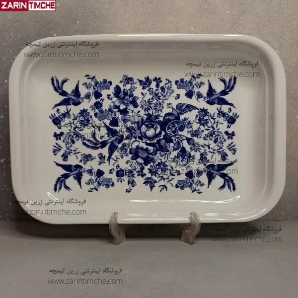 تابه لازانیا مستطیل چینی زرین مدل فلورانس-زرین تیمچه