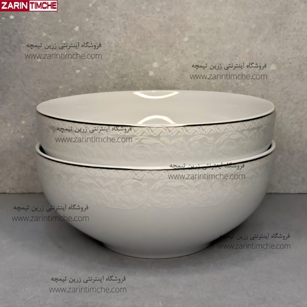 کاسه آبگوشت خوری چینی زرین مدل سیلوان 6 عدد-زرین تیمچه