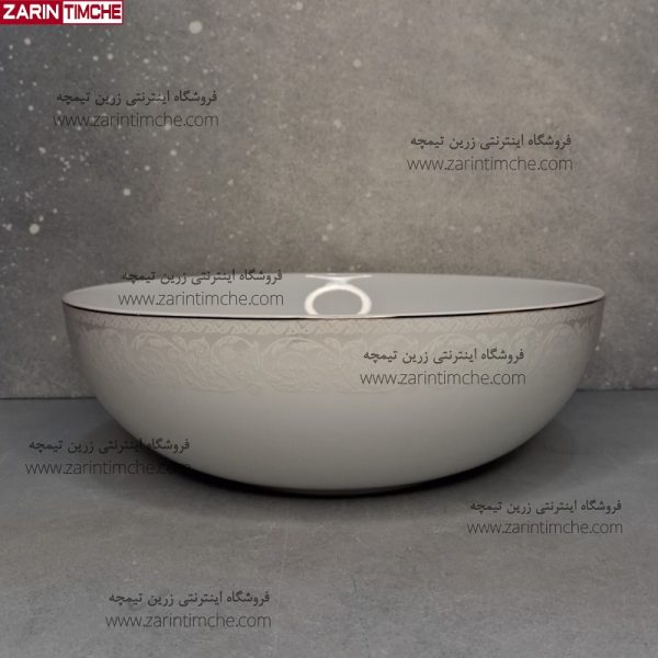 کاسه سالاد خوری چینی زرین مدل سیلوان-زرین تیمچه