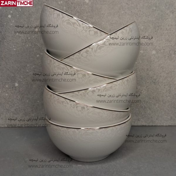 پیاله ترشی چینی زرین ایران مدل سیلوان-زرین تیمچه