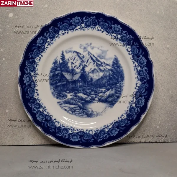 بشقاب غذاخوری چینی زرین مدل سن پترزبورگ-زرین تیمچه