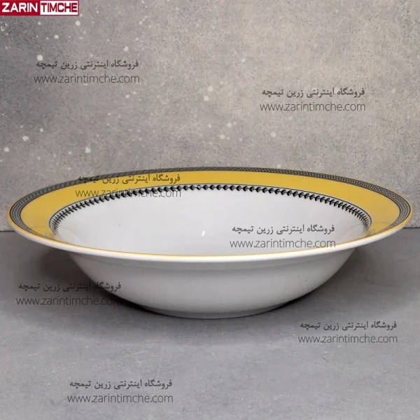 کاسه سالاد چینی زرین مدل ویلیج-زرین تیمچه