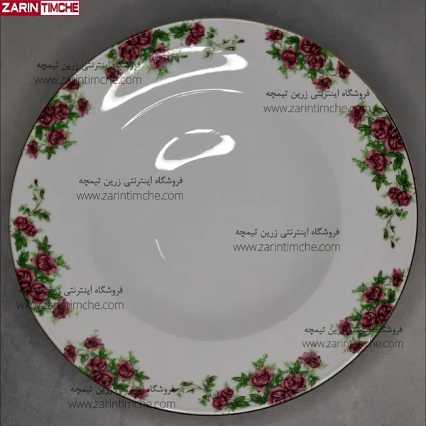 پاستاخوری چینی زرین مدل بیدگل - زرین تیمچه