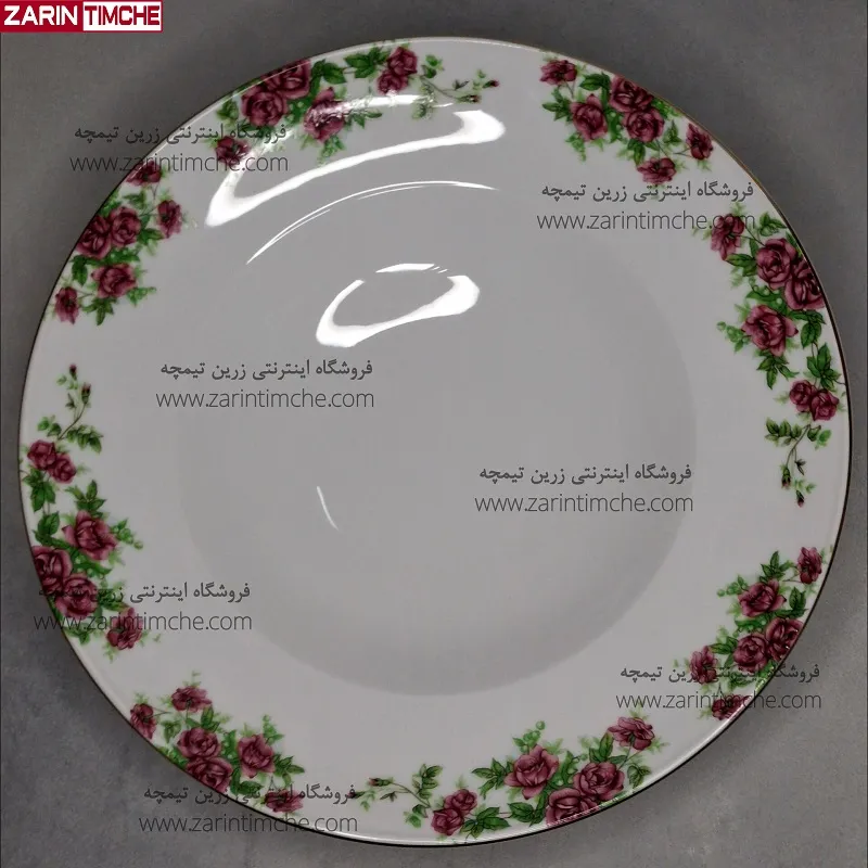 پاستاخوری چینی زرین مدل بیدگل - زرین تیمچه