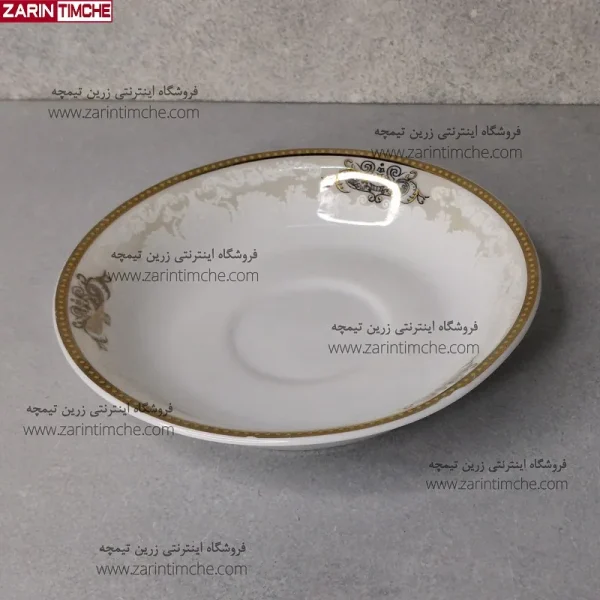 نعلبکی زیر استکانی چینی تقدیس کد 658-زرین تیمچه
