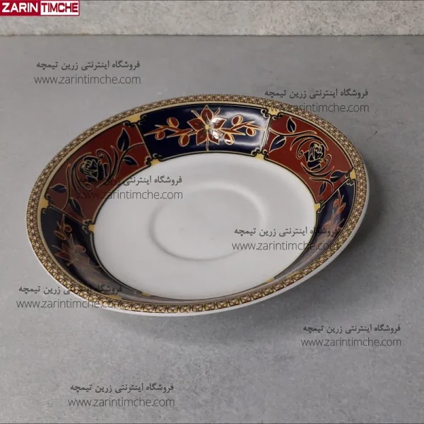 نعلبکی زیر استکانی چینی تقدیس کد 678-زرین تیمچه